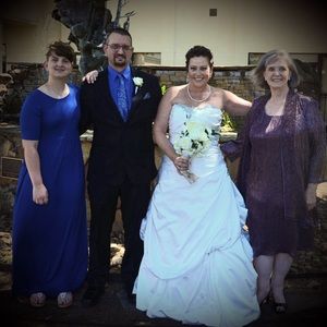 Bejeweled Maggie Sottero wedding gown